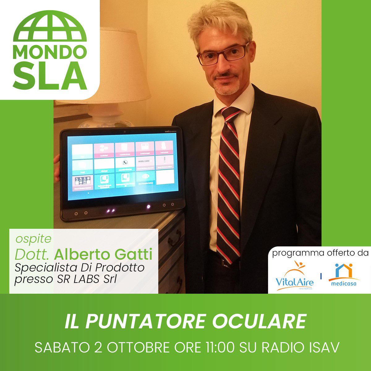 Mondo SLA - Il puntatore oculare