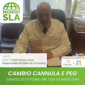 Mondo Sla - Cambio cannula e PEG